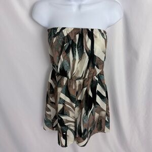 Strapless Elastic Romper Size Medium